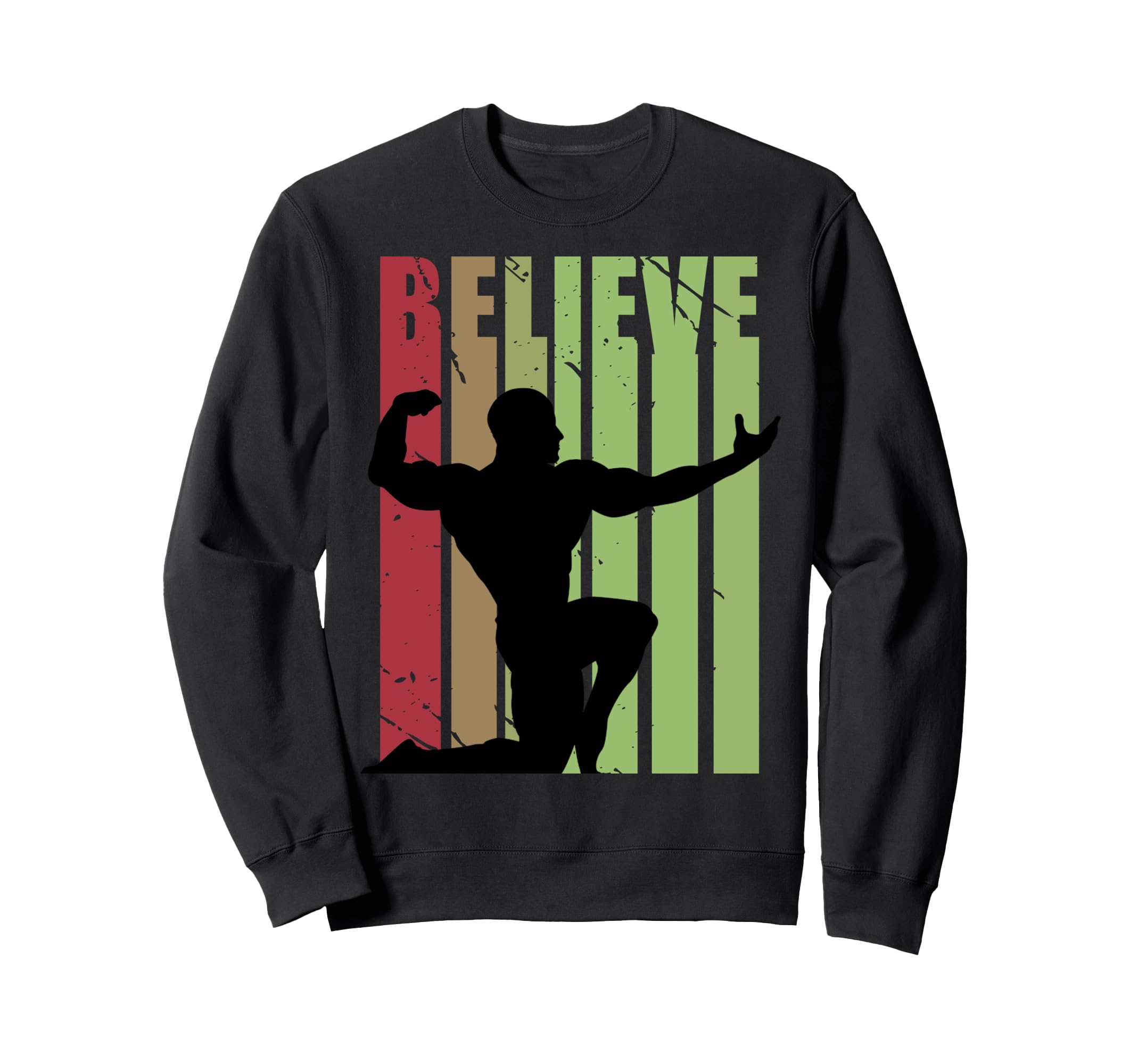 Mens Bodybuilding Birthday Green Red Sweatshirt - Streetwear Style Unisex - T-Shirt, Sweatshirt, Hoodie