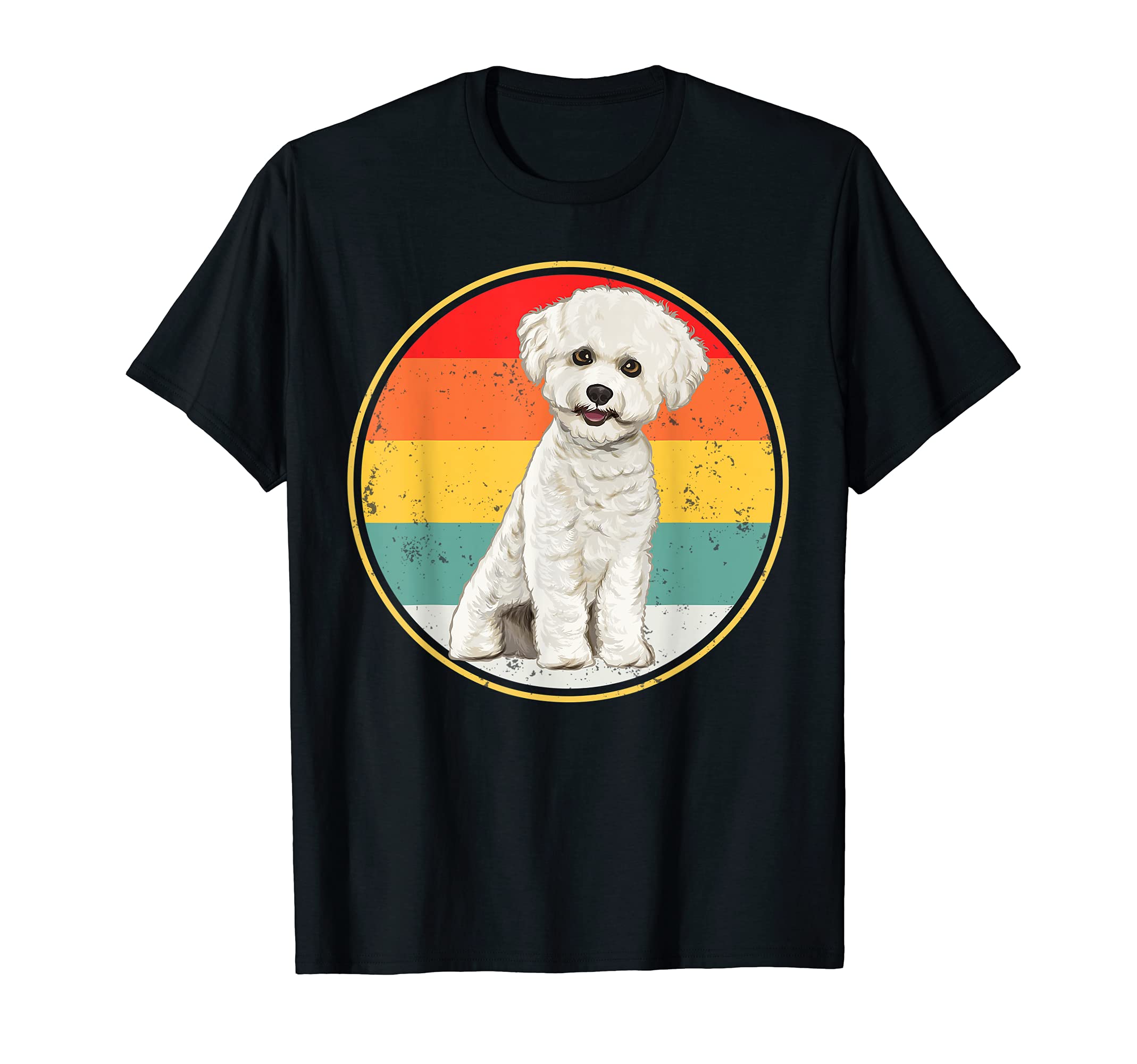 Sunset Bichons Frise Dog T-Shirt - Custom Art Print Unisex - T-Shirt, Sweatshirt, Hoodie