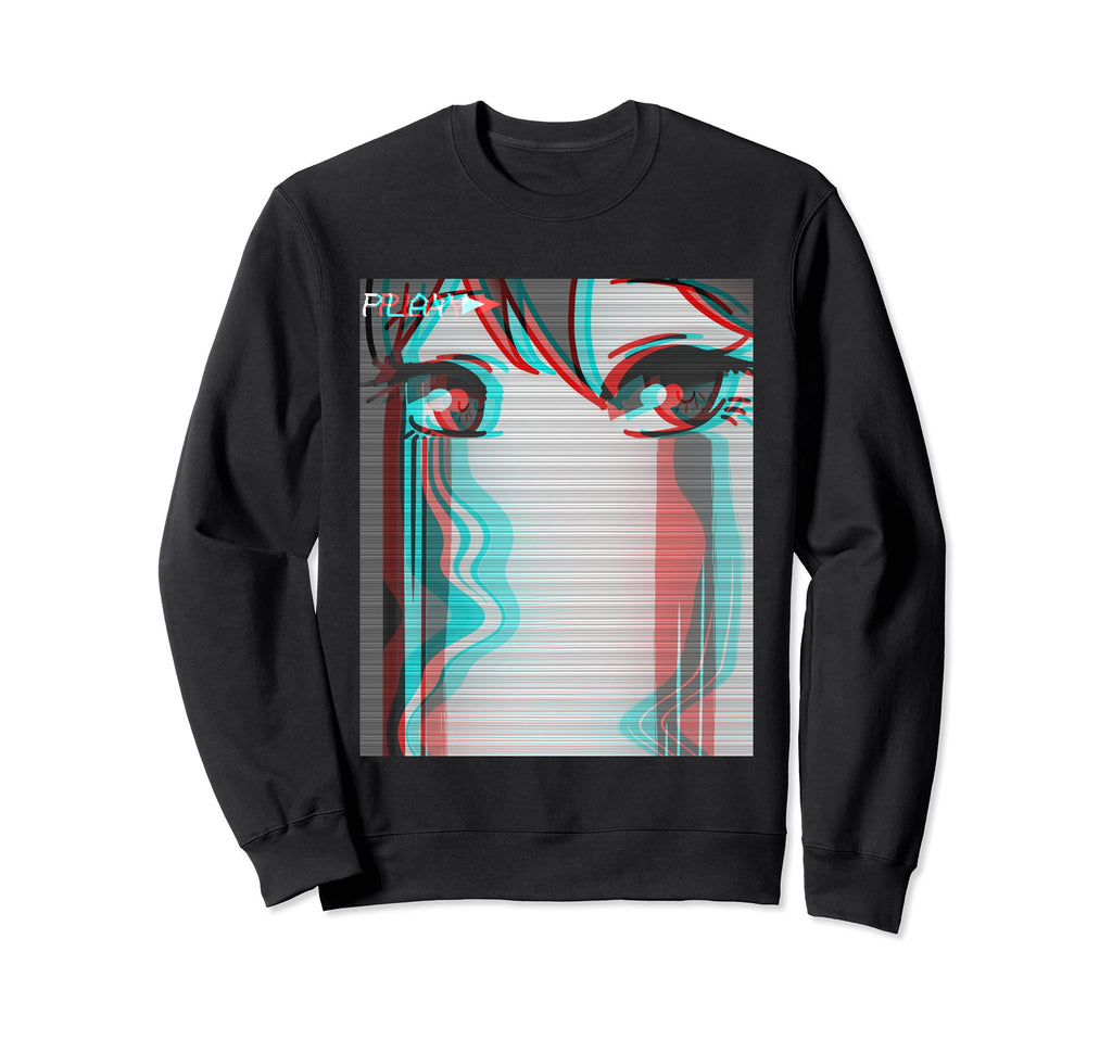 Sad Anime Eboy Egirl Harajuku Sweatshirt - Casual Everyday Wear Unisex - T-Shirt, Sweatshirt, Hoodie