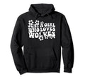 Groovy Boho Hippie Just Who Loves Hoodie - Custom Art Print Men Women - T-Shirt, Sweatshirt, Hoodie