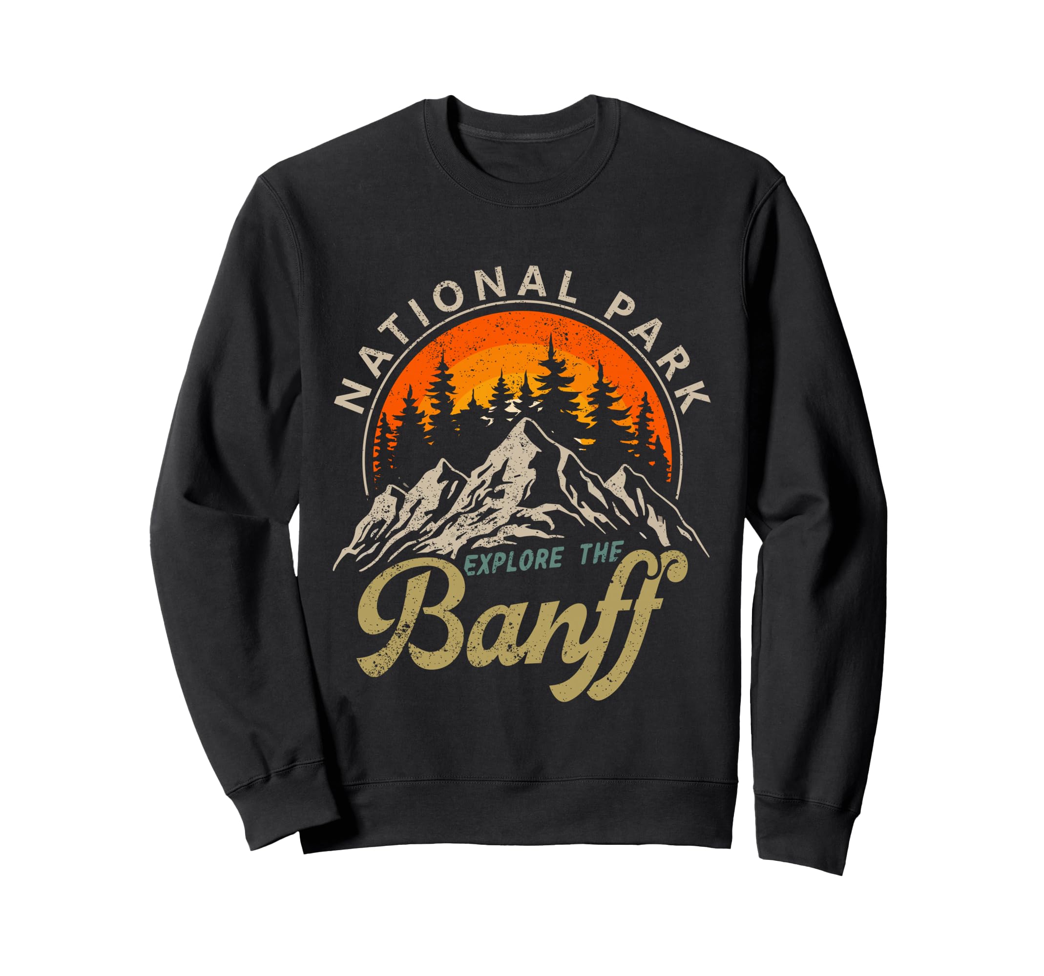 Banff Canadian National Park Sweatshirt - Custom Art Print Men Women - T-Shirt, Sweatshirt, Hoodie