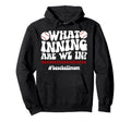 Baseball Mom Baseball Player Mom Groovy Hoodie - Novelty Apparel Men Women - T-Shirt, Sweatshirt, Hoodie