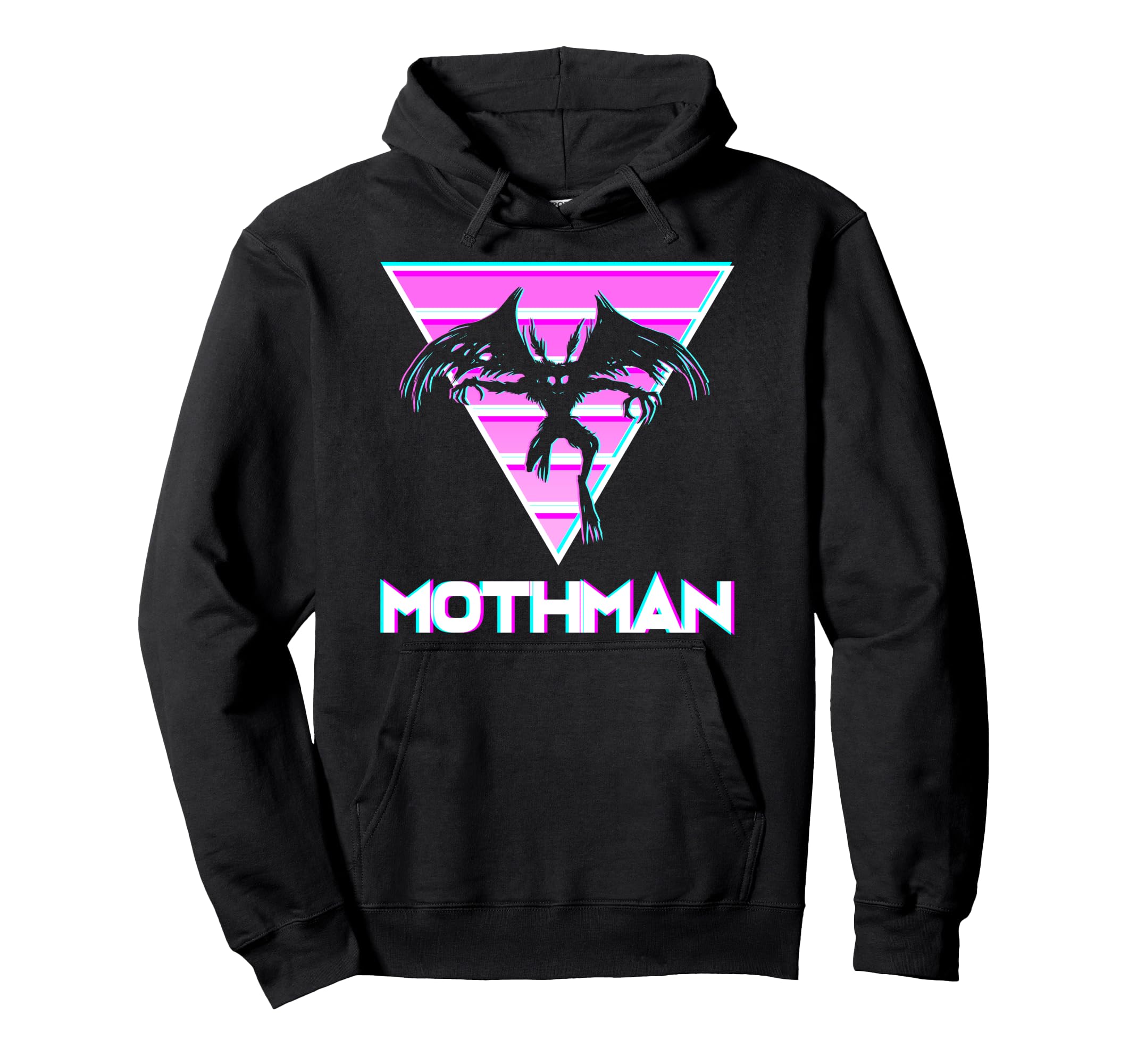 Vaporwave Aesthetic Mothman Hoodie - Minimalist Print Men Women - T-Shirt, Sweatshirt, Hoodie