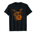 Drum Music Distressed T-Shirt - Streetwear Style Unisex - T-Shirt, Sweatshirt, Hoodie