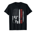 Baseball Dad American Us Flag Gifts T-Shirt - Streetwear Style Men Women - T-Shirt, Sweatshirt, Hoodie