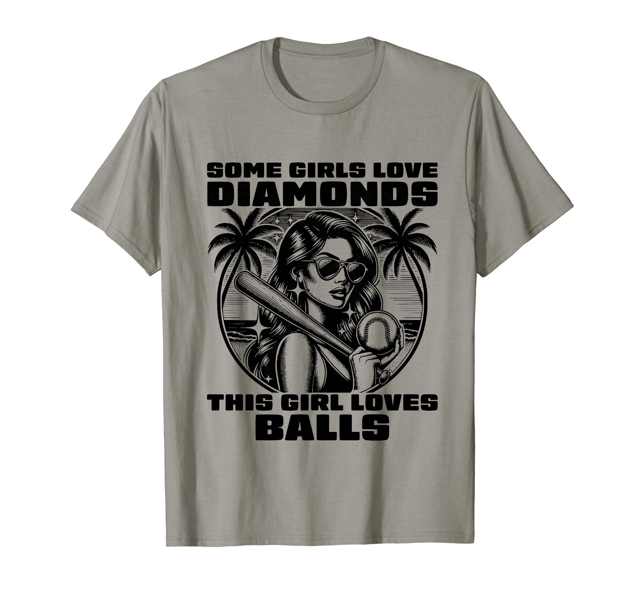 Funny Baseball Softball Player Mom Wife T-Shirt - Graphic Print Men Women - T-Shirt, Sweatshirt, Hoodie
