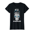 Baseball Mom Life Dia De Los Muertos T-Shirt - Novelty Apparel for Adults - T-Shirt, Sweatshirt, Hoodie
