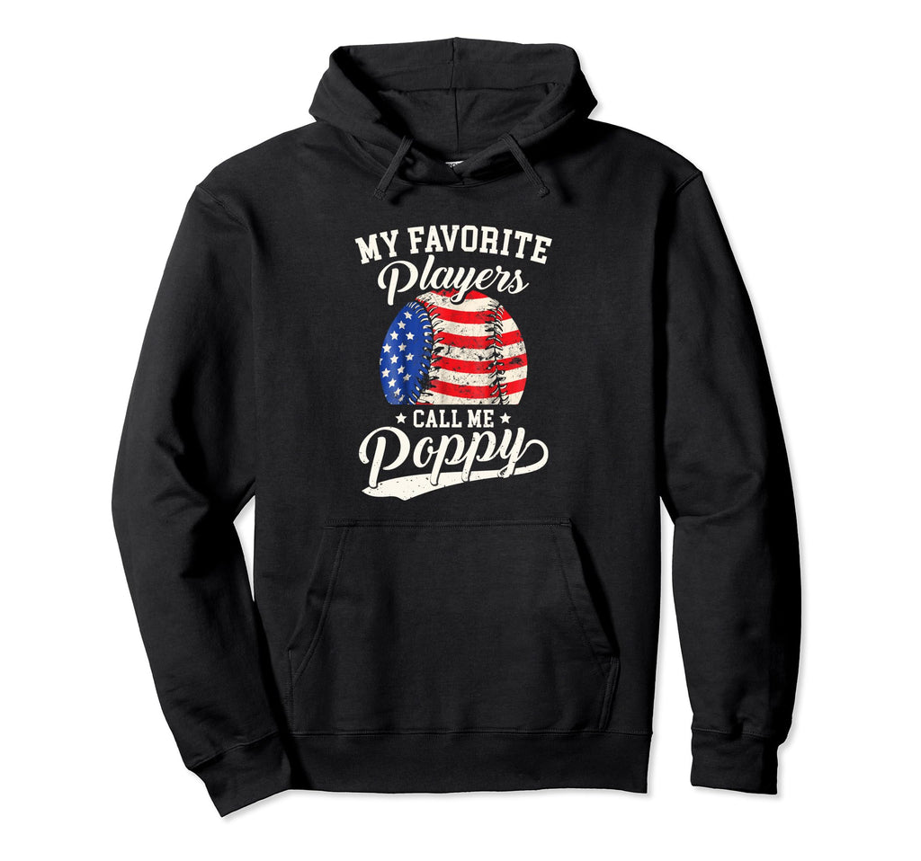 Baseball Poppy My Favorite Baseball Hoodie - Custom Art Print for Adults - T-Shirt, Sweatshirt, Hoodie