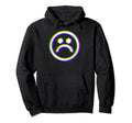90S Sadboi Sad Face Glitch Hoodie - Trendy Graphic Men Women - T-Shirt, Sweatshirt, Hoodie