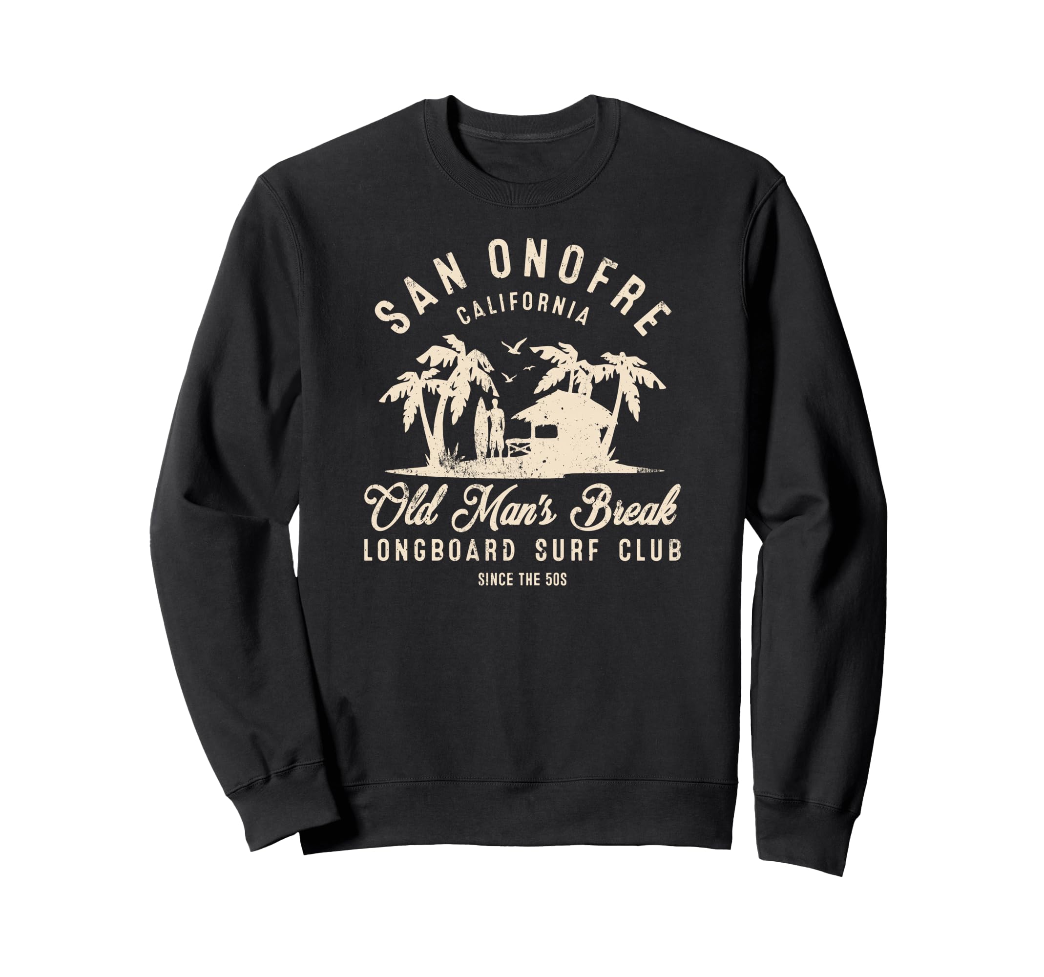 Simplesan Onofre Old Mans Break Sweatshirt - Minimalist Print Unisex - T-Shirt, Sweatshirt, Hoodie