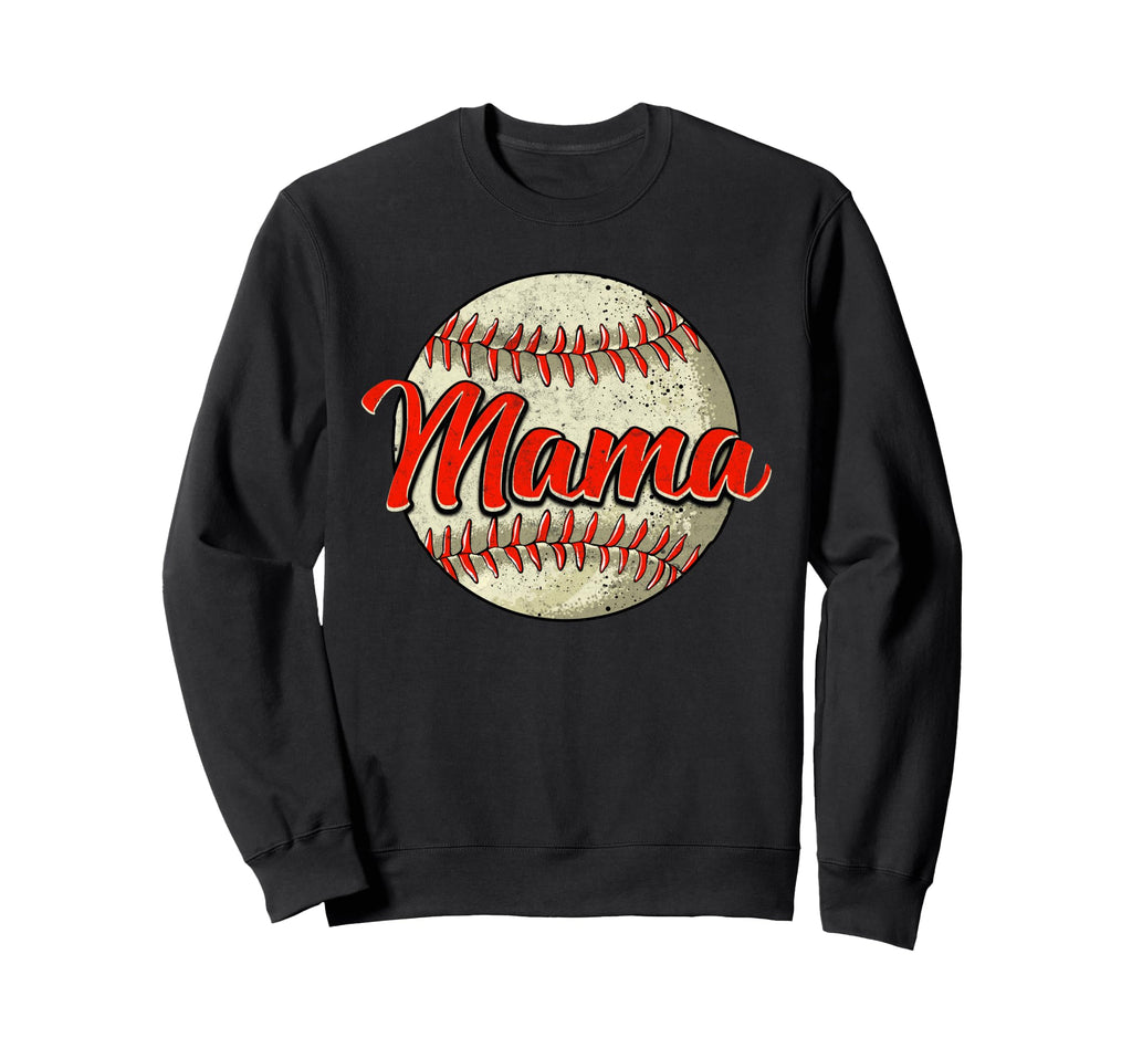 Baseball Mama Mom Mothers Day Baseball Sweatshirt - Trendy Graphic Unisex - T-Shirt, Sweatshirt, Hoodie