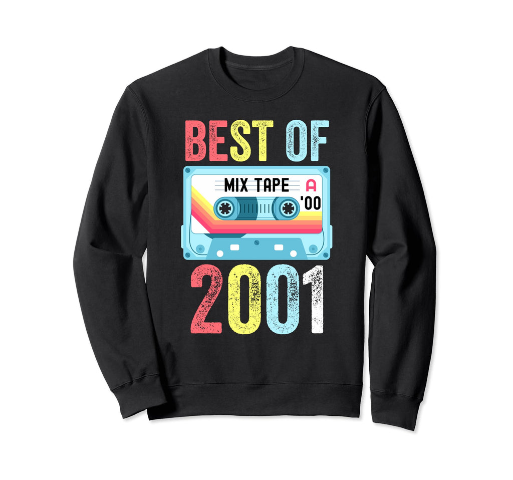 Best 2001 Cassette Tape Sweatshirt - Casual Everyday Wear Men Women - T-Shirt, Sweatshirt, Hoodie