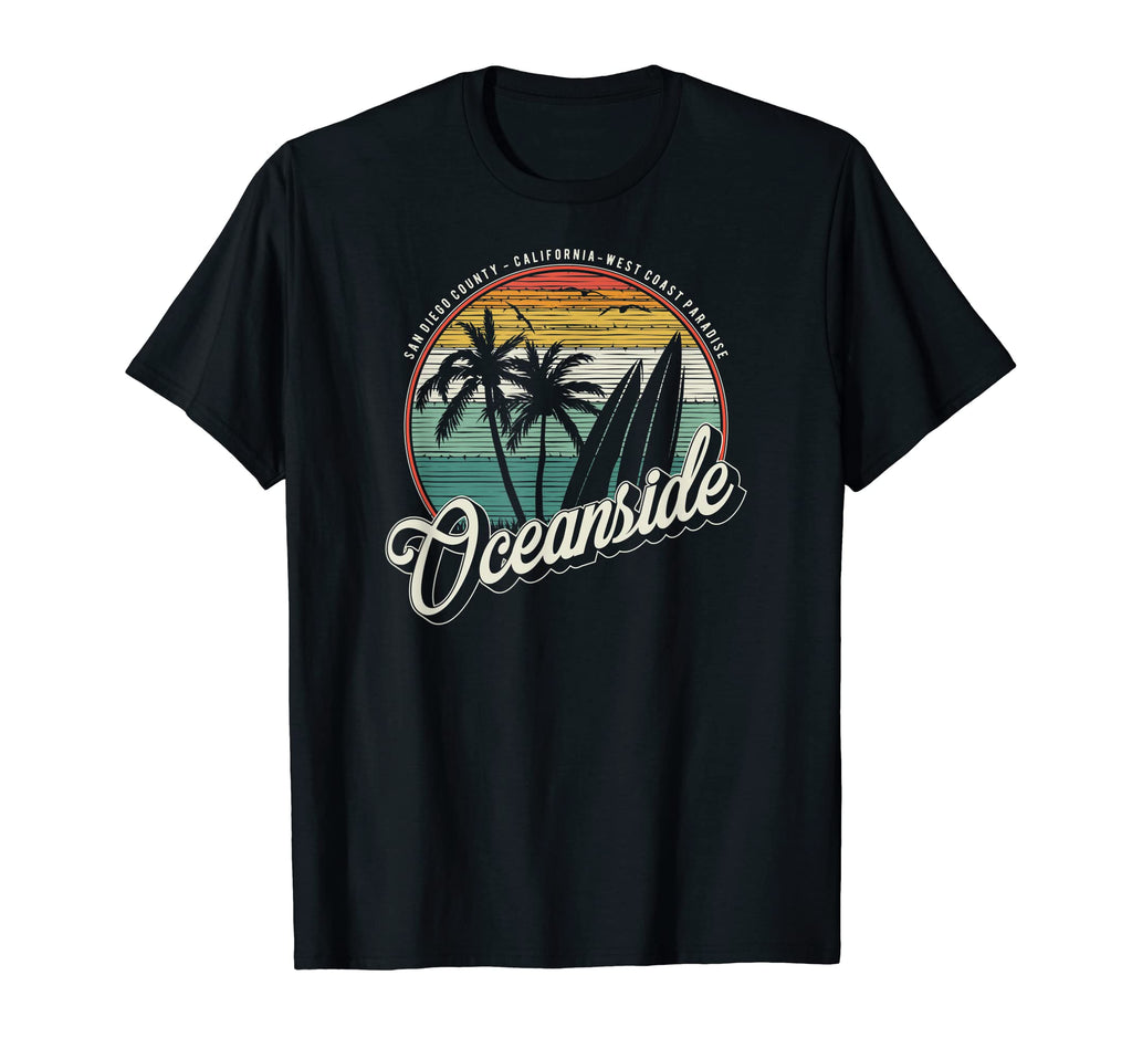 Oceanside San Diego County California T-Shirt - Unique Graphic for Adults - T-Shirt, Sweatshirt, Hoodie