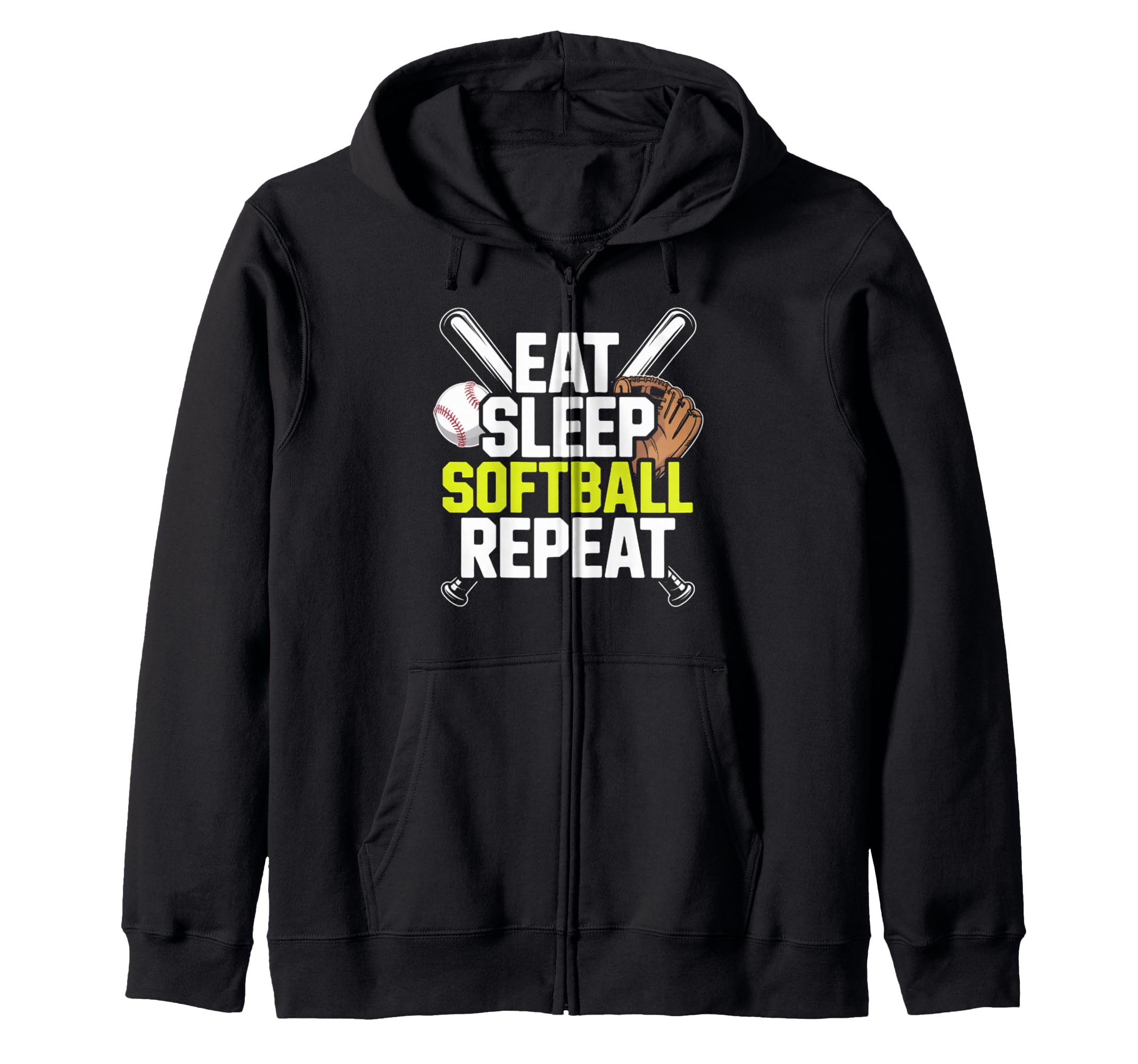 Softball Baseball Sports T-Shirt - Casual Everyday Wear for Adults - T-Shirt, Sweatshirt, Hoodie
