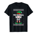 Baseball Elf Mom Elf Squad Ugly T-Shirt - Custom Art Print for Adults - T-Shirt, Sweatshirt, Hoodie