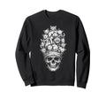 Skull Cat Skeleton Kitty Kitten Sweatshirt - Minimalist Print Men Women - T-Shirt, Sweatshirt, Hoodie