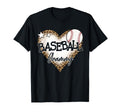 Baseball Grammy Leopard Heart T-Shirt - Fun Novelty Design for Adults - T-Shirt, Sweatshirt, Hoodie