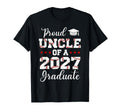 Proud Uncle 2027 Graduate Baseball T-Shirt - Casual Everyday Wear Unisex - T-Shirt, Sweatshirt, Hoodie