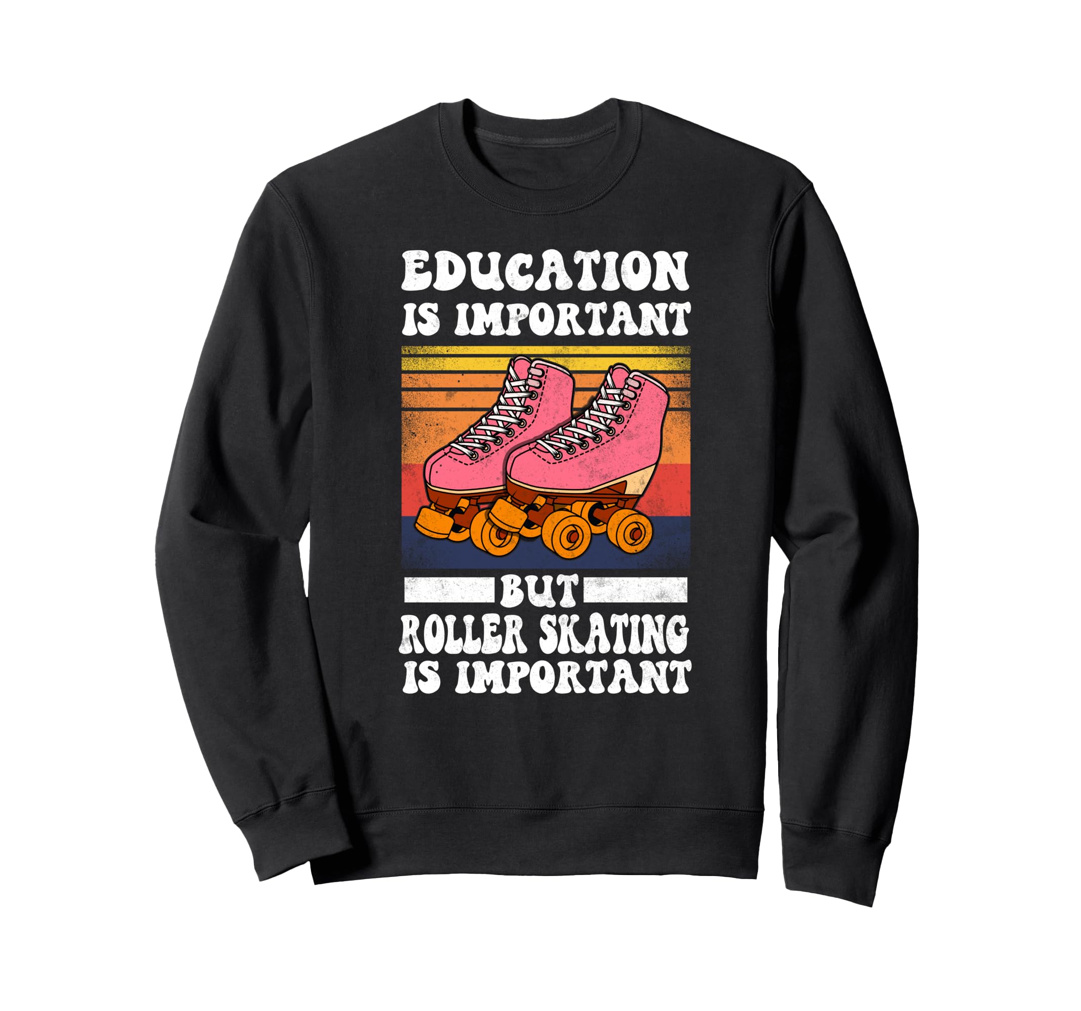 Roller Skating Skate 1970S Sweatshirt - Custom Art Print Unisex - T-Shirt, Sweatshirt, Hoodie