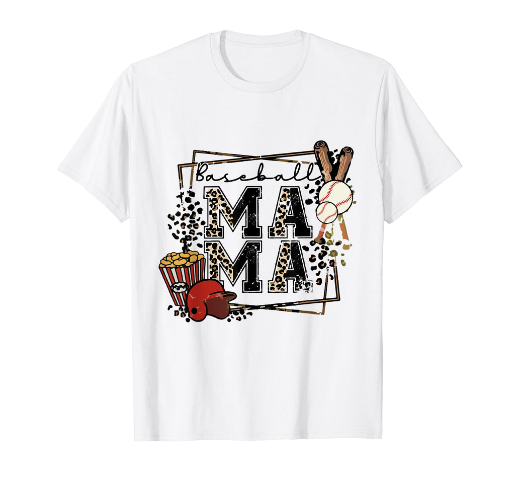 Baseball Mom Mama Mothers Day Funny T-Shirt - Unique Graphic Unisex - T-Shirt, Sweatshirt, Hoodie