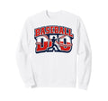 Baseball Dad Lettering Sports Sweatshirt - Unique Graphic Men Women - T-Shirt, Sweatshirt, Hoodie