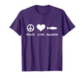 Salmon Fishing Peace Love Salmon T-Shirt - Casual Everyday Wear Men Women - T-Shirt, Sweatshirt, Hoodie