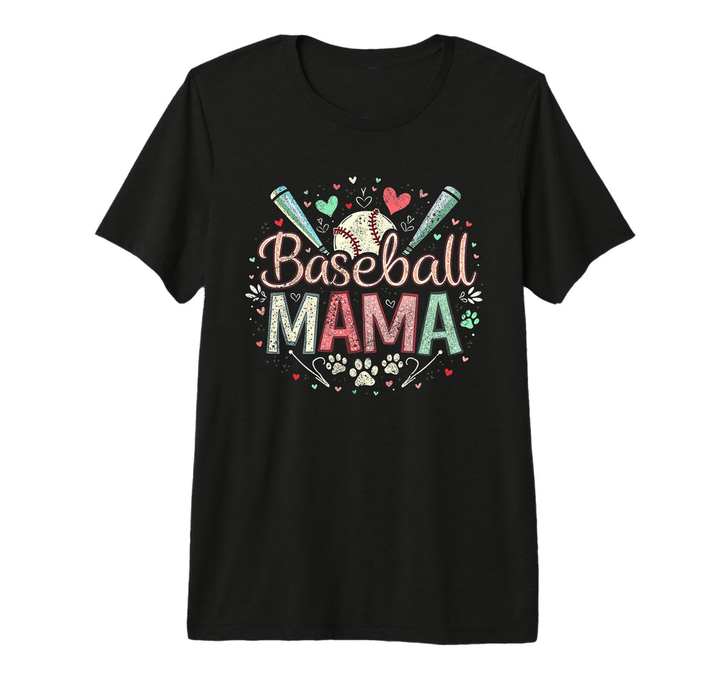 Funny Dog Mom T Shirts Baseball Mama T-Shirt - Aesthetic Graphic Men Women - T-Shirt, Sweatshirt, Hoodie
