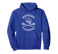Hopkins Lacrosse Distressed Lax Hoodie - Trendy Graphic for Adults - T-Shirt, Sweatshirt, Hoodie