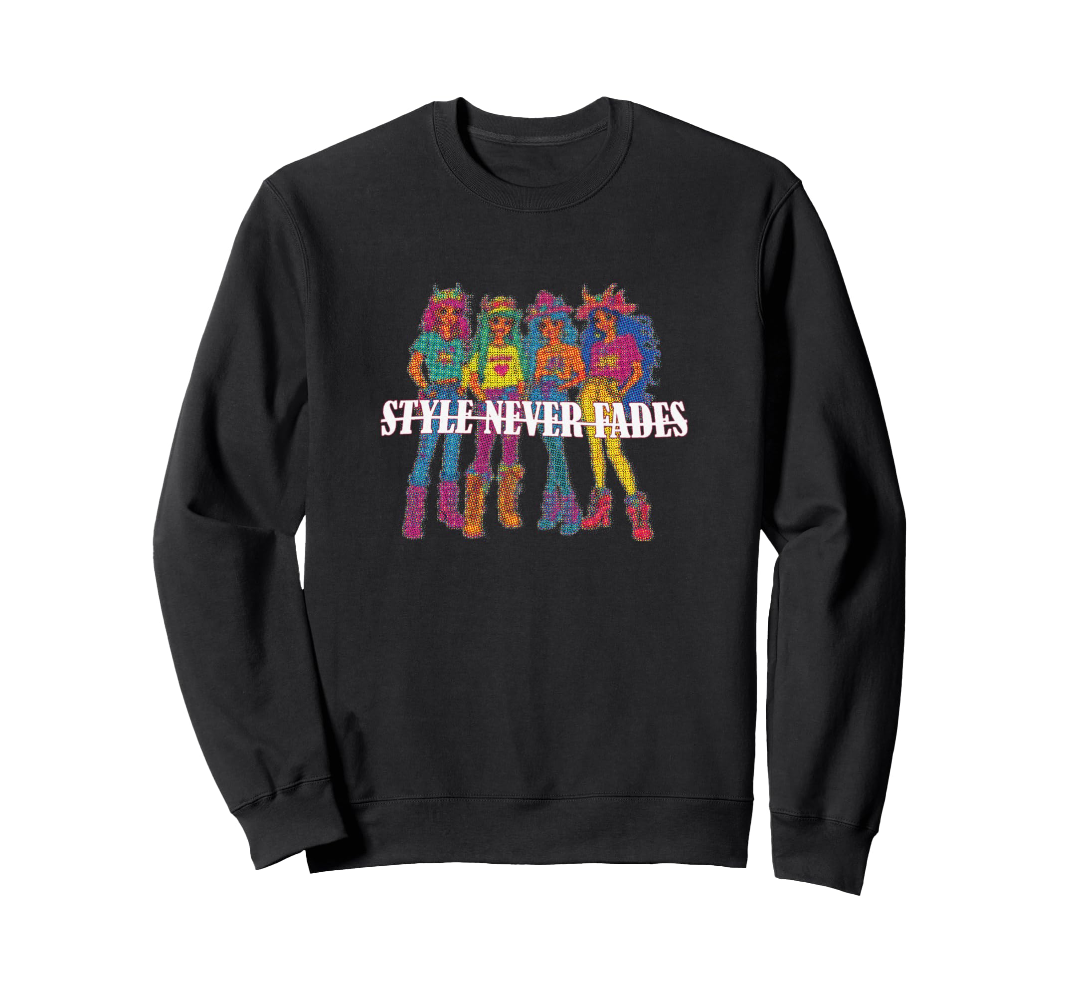 Never Fades Band Group Y2K Sweatshirt - Novelty Apparel for Adults - T-Shirt, Sweatshirt, Hoodie