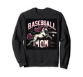 Womens Baseball Mom Unicorn Mothers My Sweatshirt - Unique Graphic Unisex - T-Shirt, Sweatshirt, Hoodie