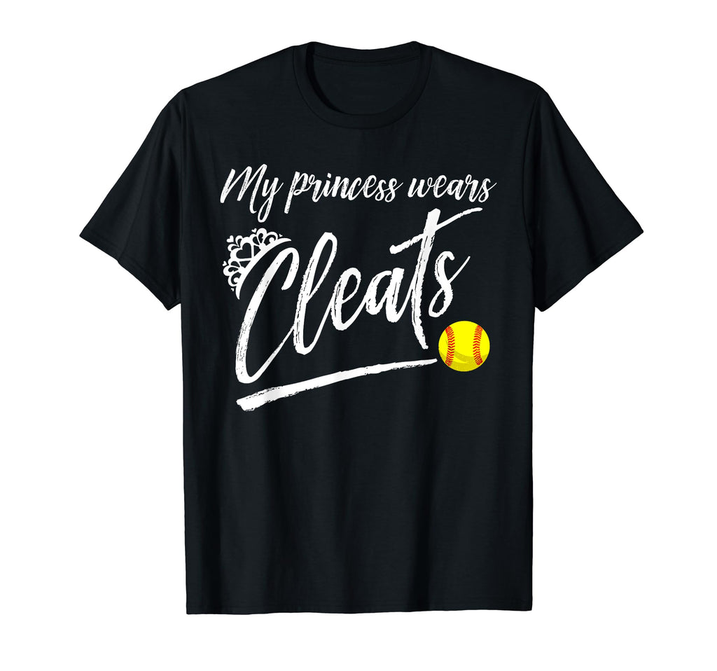 Funny My Princess Wears Cleats Gift T-Shirt - Unique Graphic for Adults - T-Shirt, Sweatshirt, Hoodie