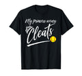 Funny My Princess Wears Cleats Gift T-Shirt - Unique Graphic for Adults - T-Shirt, Sweatshirt, Hoodie