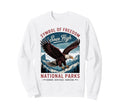 Patriotic American Usa Eagle Sweatshirt - Graphic Print for Adults - T-Shirt, Sweatshirt, Hoodie