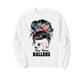 Busy Raising Ballers Soccer And Sweatshirt - Graphic Print for Adults - T-Shirt, Sweatshirt, Hoodie