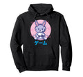 Rabbit Video Gaming Vaporwave Hoodie - Streetwear Style for Adults - T-Shirt, Sweatshirt, Hoodie