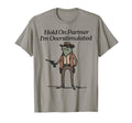 Hold Im Overstimulated Cowboy Frog T-Shirt - Unique Graphic for Adults - T-Shirt, Sweatshirt, Hoodie