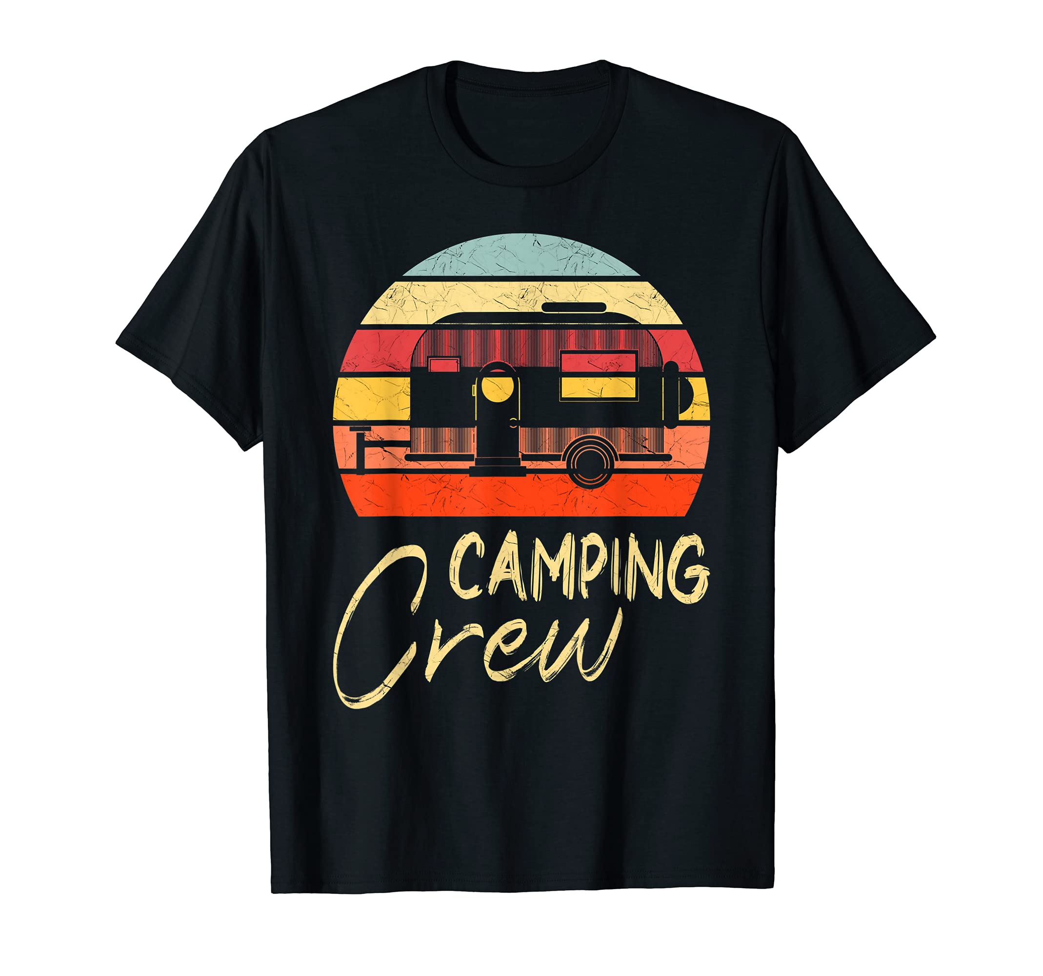 Mens Camping Crew Sunset T-Shirt - Streetwear Style Men Women - T-Shirt, Sweatshirt, Hoodie