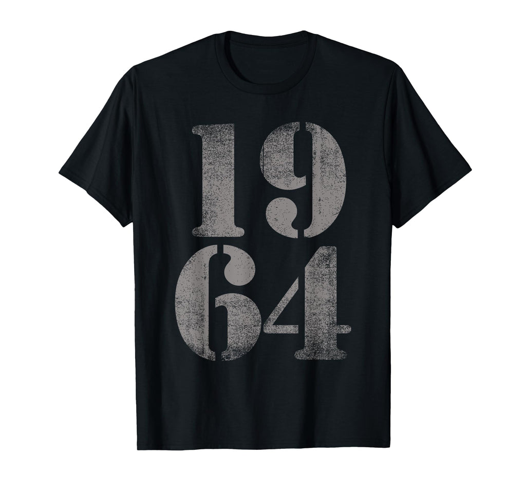 1964 Birth Year Distressed Birthday T-Shirt - Fun Novelty Design Men Women - T-Shirt, Sweatshirt, Hoodie