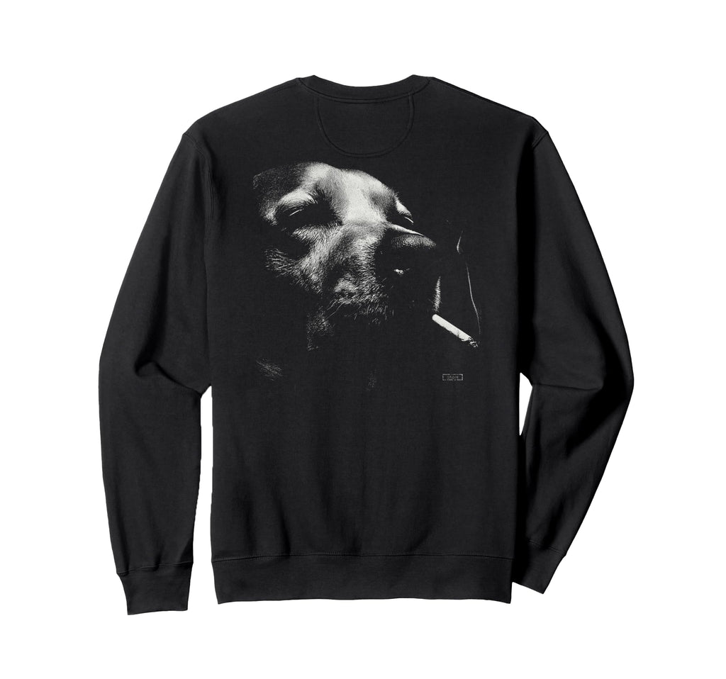 Golden Retriever Smoking Sweatshirt - Custom Art Print for Adults - T-Shirt, Sweatshirt, Hoodie