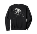 Golden Retriever Smoking Sweatshirt - Custom Art Print for Adults - T-Shirt, Sweatshirt, Hoodie