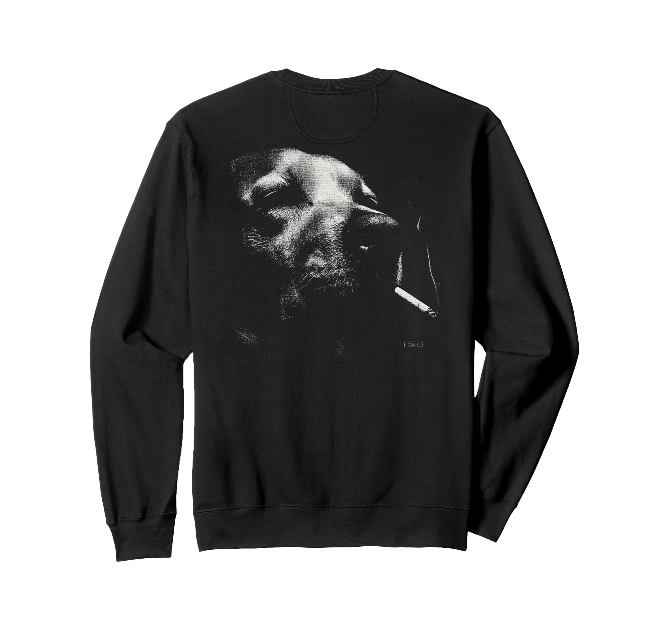 Golden Retriever Smoking Sweatshirt - Custom Art Print for Adults - T-Shirt, Sweatshirt, Hoodie