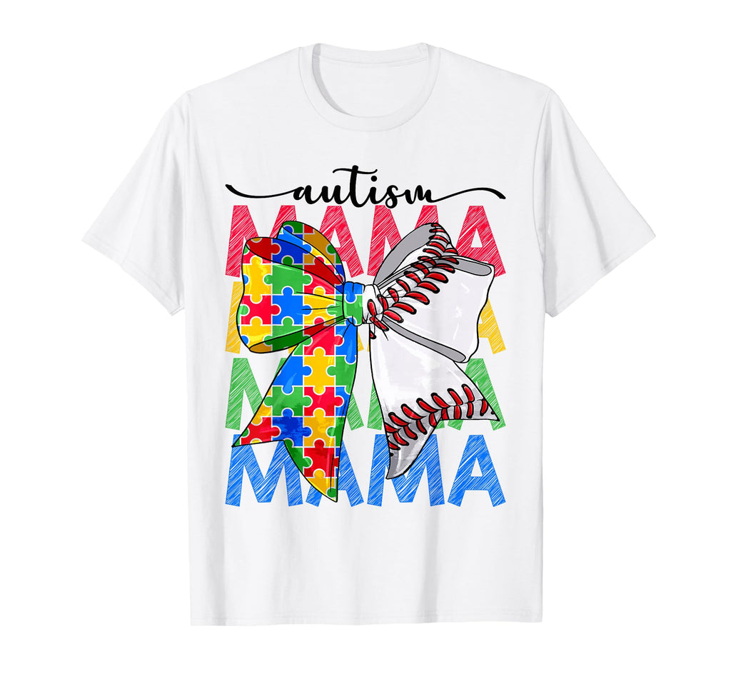 Autism Mama Autism Awareness Coquette T-Shirt - Fun Novelty Design Unisex - T-Shirt, Sweatshirt, Hoodie