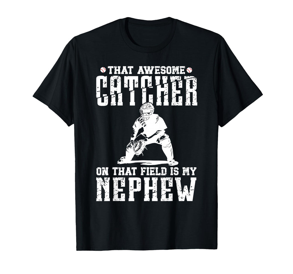 Baseball Catcher Uncle Proud Uncle T-Shirt - Streetwear Style Men Women - T-Shirt, Sweatshirt, Hoodie