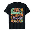 Groovy Summer Mood 70S Distressed T-Shirt - Streetwear Style Unisex - T-Shirt, Sweatshirt, Hoodie