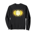 Split Sun Old Aesthetic Vaporwave Sweatshirt - Custom Art Print Unisex - T-Shirt, Sweatshirt, Hoodie