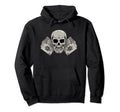 Funny Distressed Poker Hoodie - Minimalist Print Unisex - T-Shirt, Sweatshirt, Hoodie