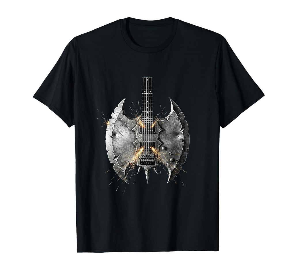 Funny Rock Heavy Metal Electric Guitar T-Shirt - Novelty Apparel Men Women - T-Shirt, Sweatshirt, Hoodie