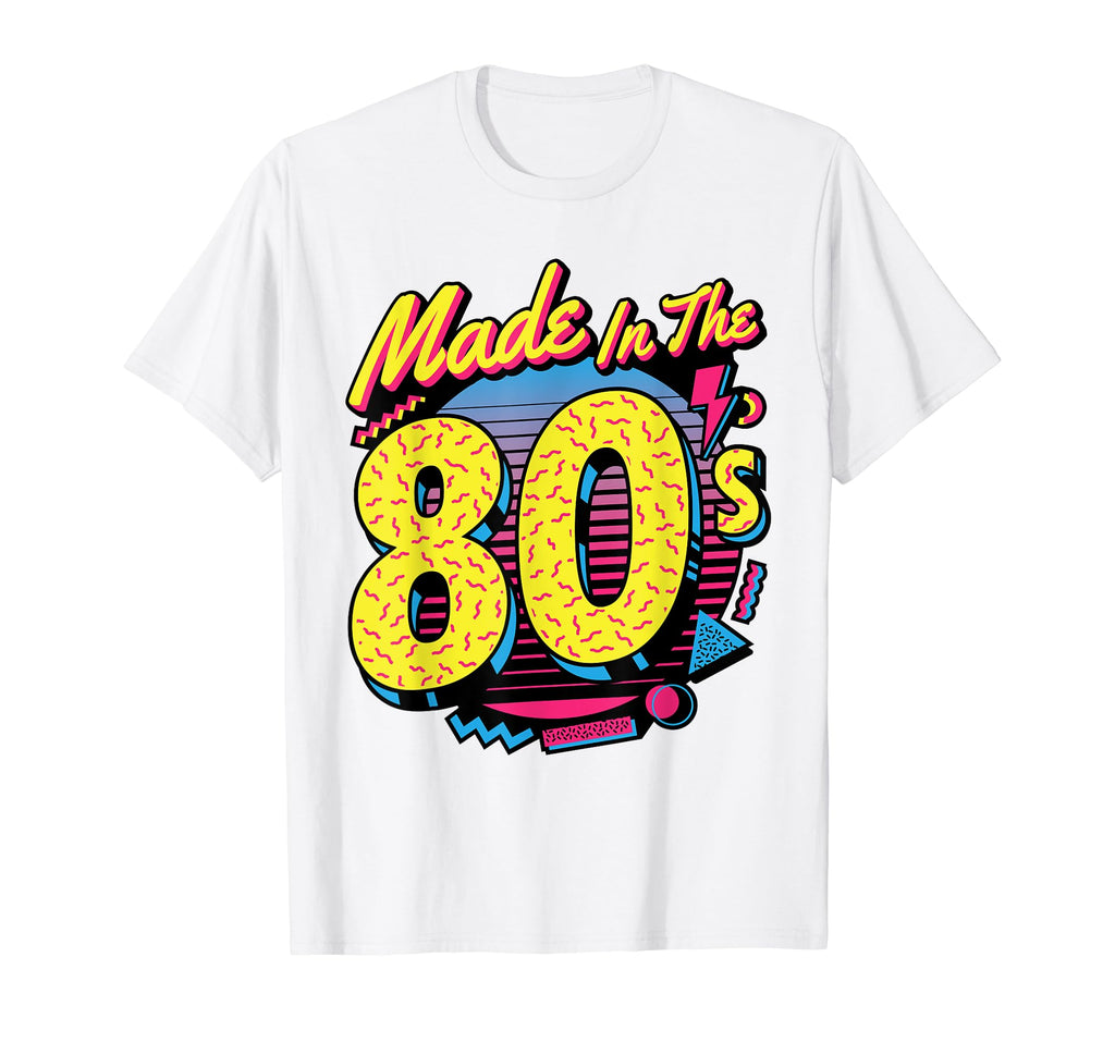 Made 80S Eighties Sunset T-Shirt - Novelty Apparel Men Women - T-Shirt, Sweatshirt, Hoodie