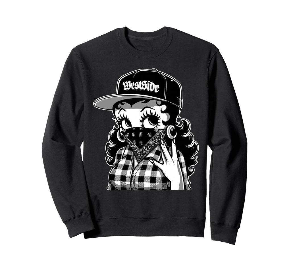 Westside Hand Sign Gang West Coast Sweatshirt - Trendy Graphic for Adults - T-Shirt, Sweatshirt, Hoodie