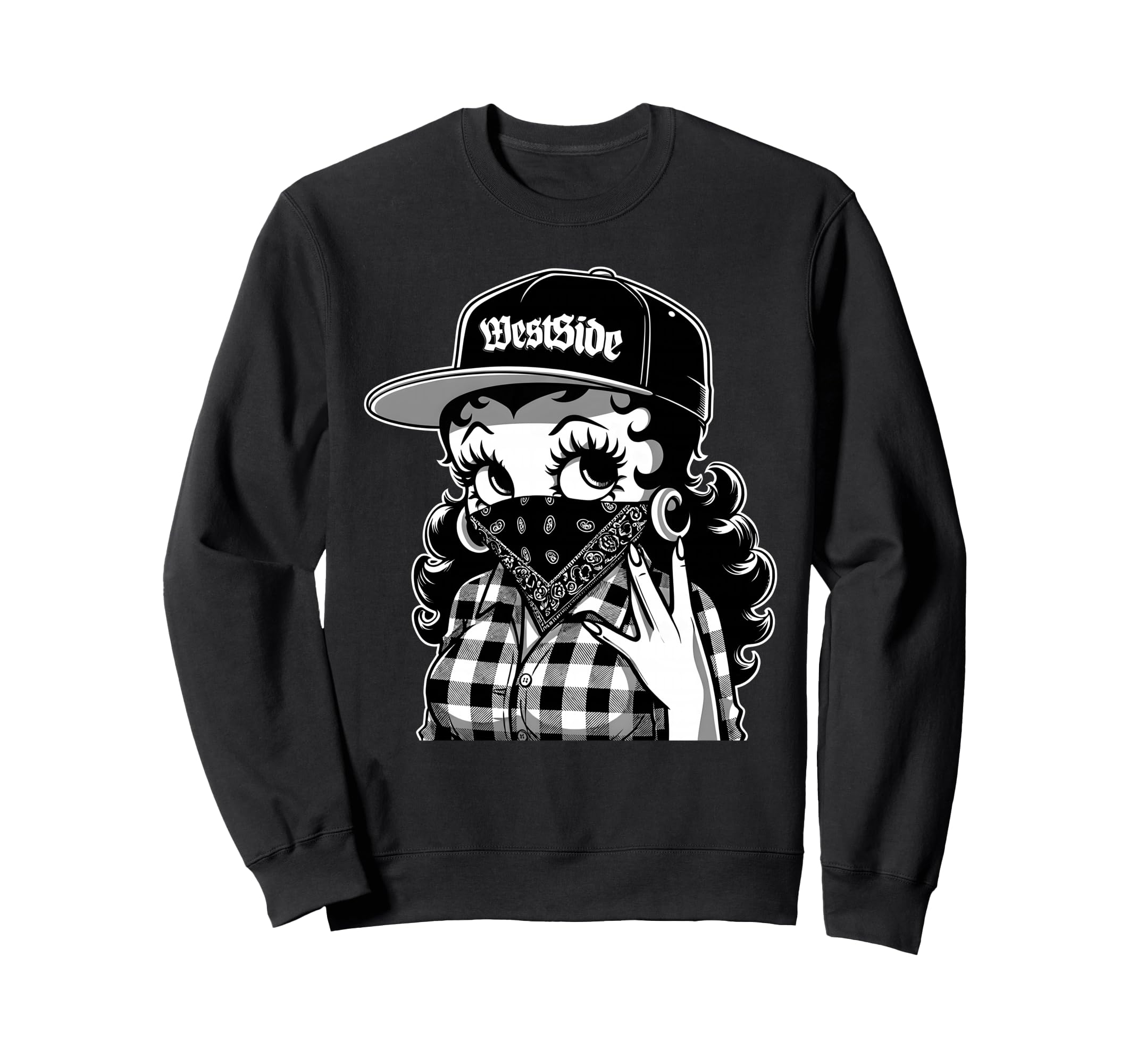 Westside Hand Sign Gang West Coast Sweatshirt - Trendy Graphic for Adults - T-Shirt, Sweatshirt, Hoodie